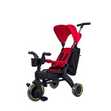 Üçtəkərli uşaq velosipedi Doona 6188, qırmızı, 10+ ay