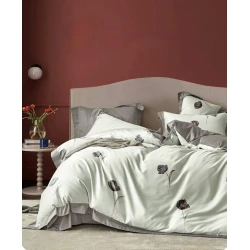 Комплект постельного белья MiraNova CTS-413, пододеяльник 200х220 см, простыня 240х260 см, наволочки 50х70 см, двуспальный, сатин, разноцветный