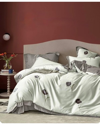 Yataq dəsti MiraNova CTS-413, yorğan üzü 200x220 sm, mələfə 240x260 sm, yastıq üzü 50x70 sm, ikinəfərlik, satin, rəngbərəng