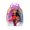 Кукла Barbie Extra Mini Леди Рокстар с красными и черными волосами, 3+ лет