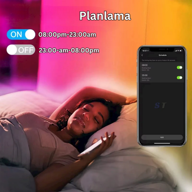 Светодиодная лента Tuya WiFi RGB, 5 м (ST_3600717221193_5) Светодиодная лента Tuya WiFi RGB, 5 м (ST_3600717221193_5)