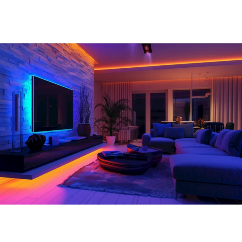 Светодиодная лента Tuya WiFi RGB, 5 м (ST_3600717221193_5) Светодиодная лента Tuya WiFi RGB, 5 м (ST_3600717221193_5)