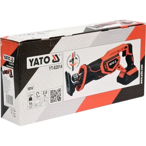 Qılınc mişar Yato YT-82814, akkumulyatorlu, 18 V Qılınc mişar Yato YT-82814, akkumulyatorlu, 18 V