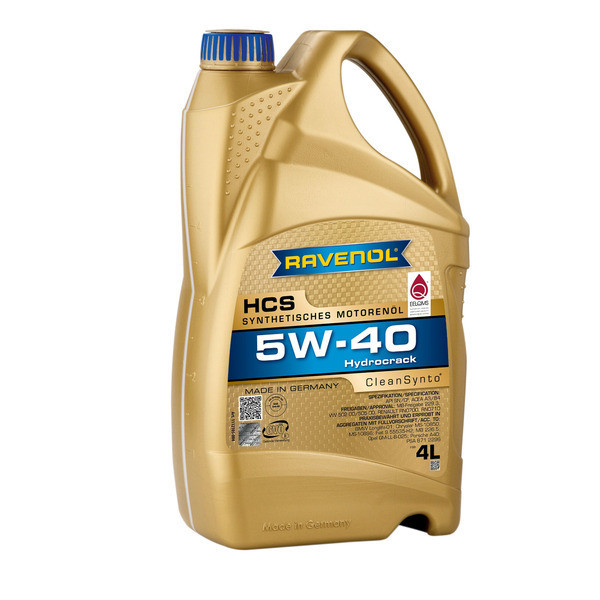 Моторное масло Ravenol HCS 5W-40, 4 л