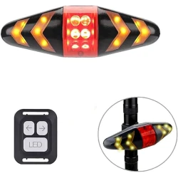 Велосипедный фонарь задний pvrt3, Led, пластик, черный