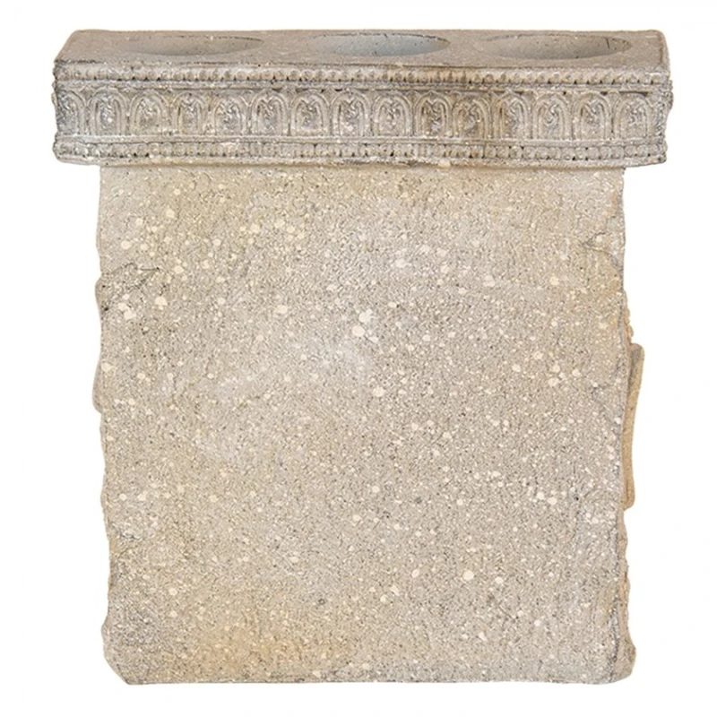 Подсвечник Clayre & Eef Buddha, полирезина, 16x6x17 см