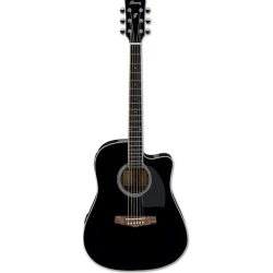 Акустическая гитара Ibanez PF15ECE Black Акустическая гитара Ibanez PF15ECE Black