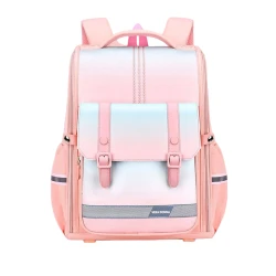 Məktəbli bel çantası Star, 40x31x40 sm, çəhrayı