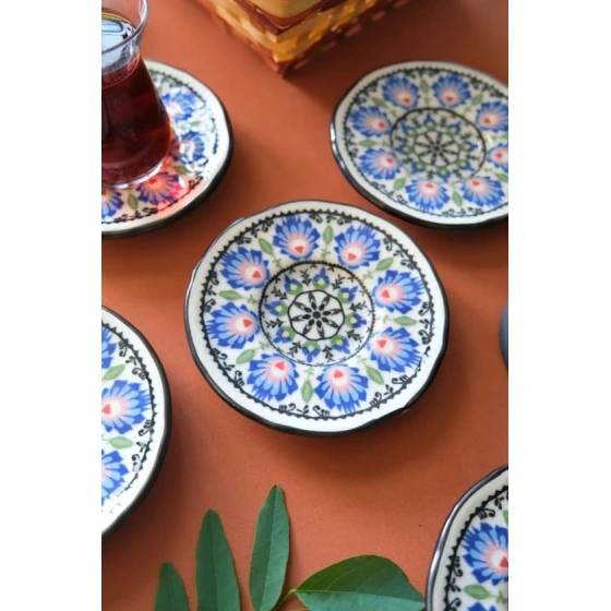 Nəlbəki dəsti Jamour Roys Fulya, farfor, rəngbərəng, 12 sm, 6 parça Nəlbəki dəsti Jamour Roys Fulya, farfor, rəngbərəng, 12 sm, 6 parça