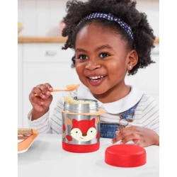 Пищевой термос Skip Hop Zoo Лиса, нержавеющая сталь, разноцветный, 325 мл