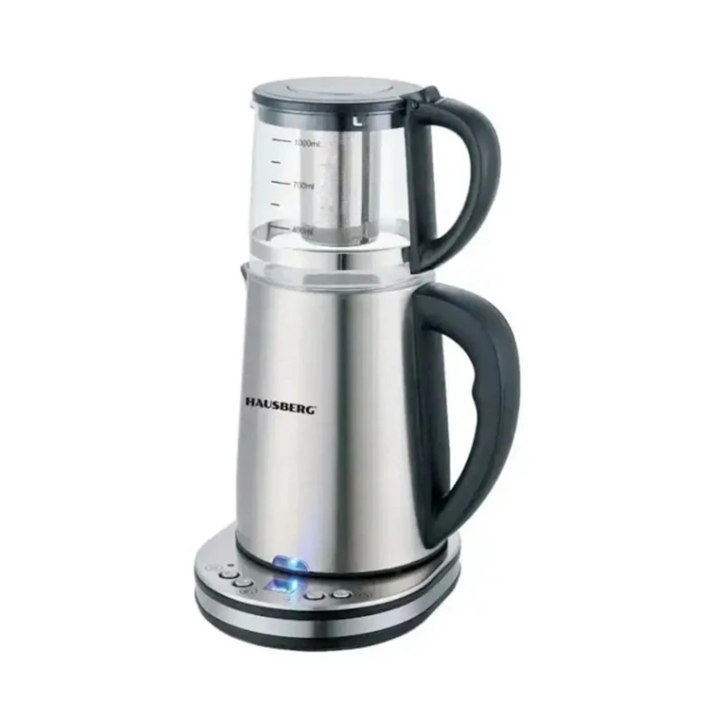 Электрический чайник с заварником Hausberg OP-43640 Электрический чайник с заварником Hausberg OP-43640