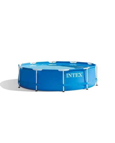 Hovuz Intex Metal Frame 56997/28200, karkaslı, diametr 305sm, hündürlüyü 76sm, həcmi 4485l, göy