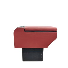 Avtomobil üçün qoltuqaltı Luxury Armrest Box, tünd qırmızı