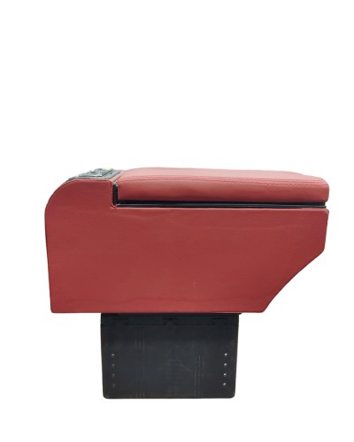 Avtomobil üçün qoltuqaltı Luxury Armrest Box, tünd qırmızı