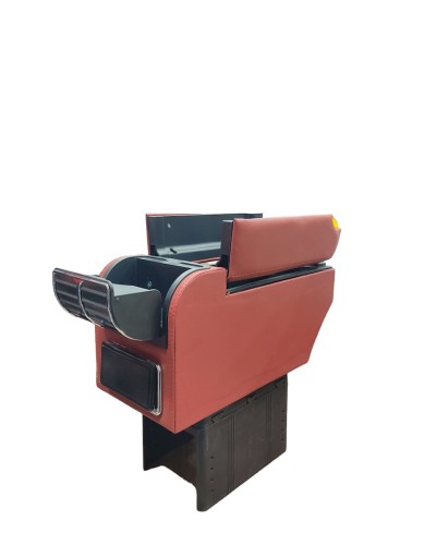 Avtomobil üçün qoltuqaltı Luxury Armrest Box, tünd qırmızı