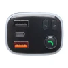 Автомобильный FM трансмиттер P2 2 USB/Type-C QC3.0 Black