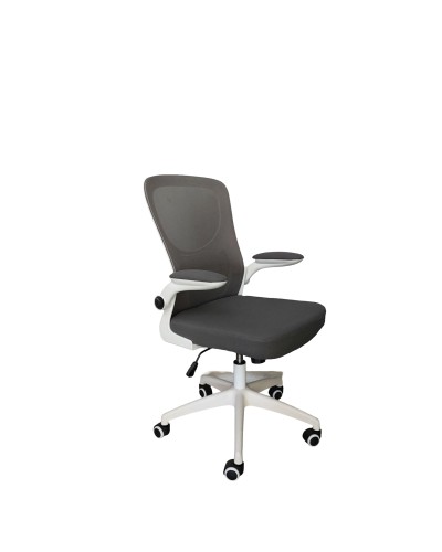 Ofis üçün kreslo Jess OFD-1021, 60х66х100 sm, boz/ağ