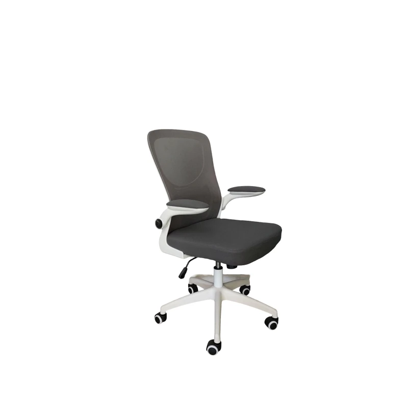 Ofis üçün kreslo Jess OFD-1021, 60х66х100 sm, boz/ağ