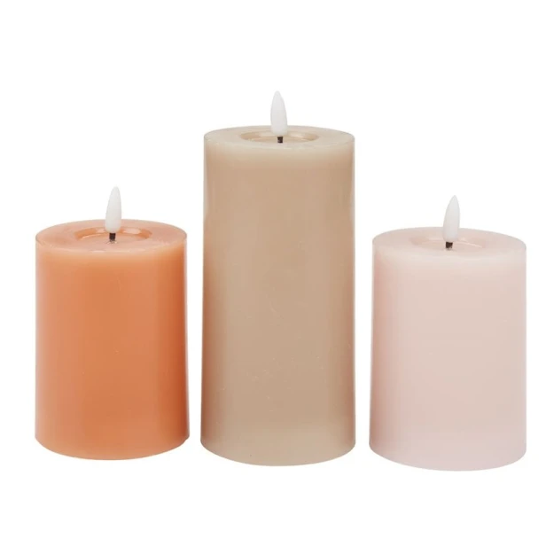 LED şam dəsti JYSK Terkel, 3 əd, 13/15/18 sm LED şam dəsti JYSK Terkel, 3 əd, 13/15/18 sm