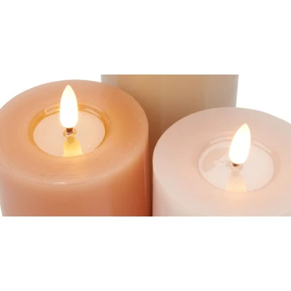 LED şam dəsti JYSK Terkel, 3 əd, 13/15/18 sm LED şam dəsti JYSK Terkel, 3 əd, 13/15/18 sm