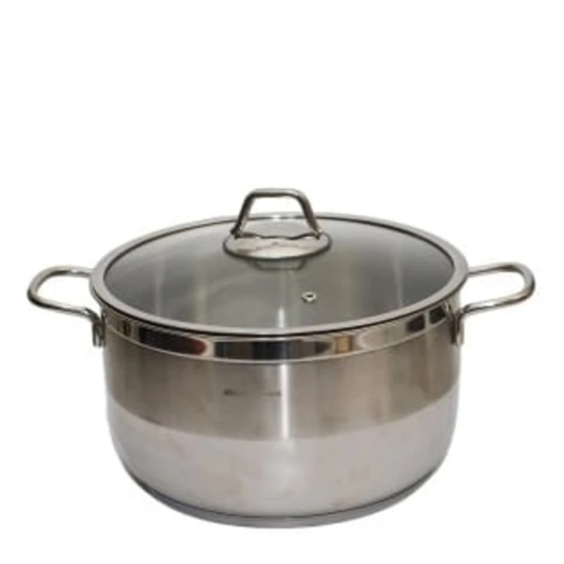 Кастрюля Sofram, нержавеющая сталь, серебристая, 28 см