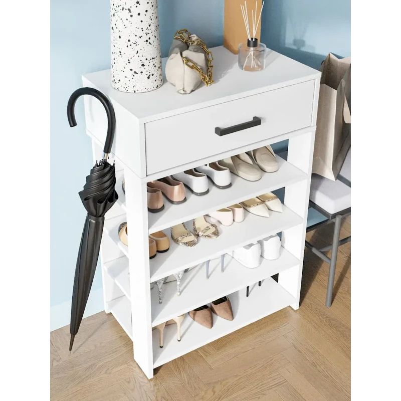 Подставка для обуви, ЛДСП, белое тиснение, 89x35x60 см Подставка для обуви, ЛДСП, белое тиснение, 89x35x60 см