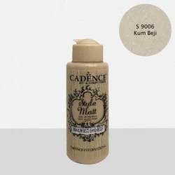 Краска матовая Cadence Style Matt Paint S9006 Sand Beige, с бархатистым эффектом, 120 мл