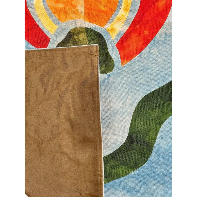 Ковер килим ручного производства Natural halı ELX04, 122х182 см, хлопок, голубой Ковер килим ручного производства Natural halı ELX04, 122х182 см, хлопок, голубой