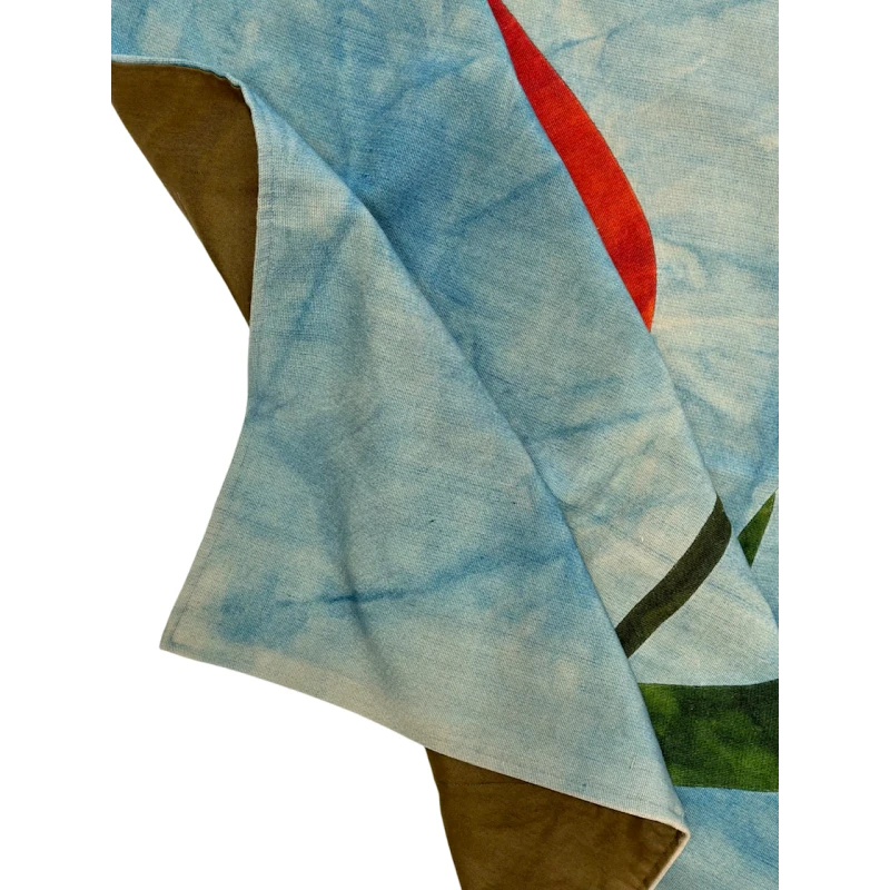 Ковер килим ручного производства Natural halı ELX04, 122х182 см, хлопок, голубой Ковер килим ручного производства Natural halı ELX04, 122х182 см, хлопок, голубой