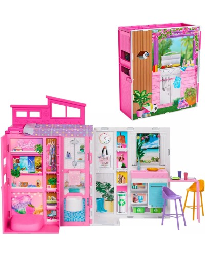 Kukla evi Mattel Barbie Getaway House HRJ76, 3+ yaş