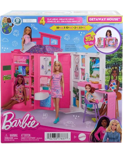 Kukla evi Mattel Barbie Getaway House HRJ76, 3+ yaş