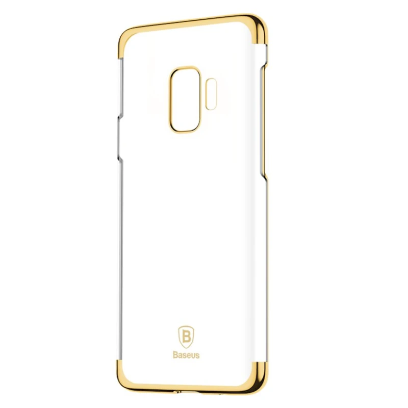 Чехол Baseus Glitter Case для Samsung Galaxy S9 Transparent Gold