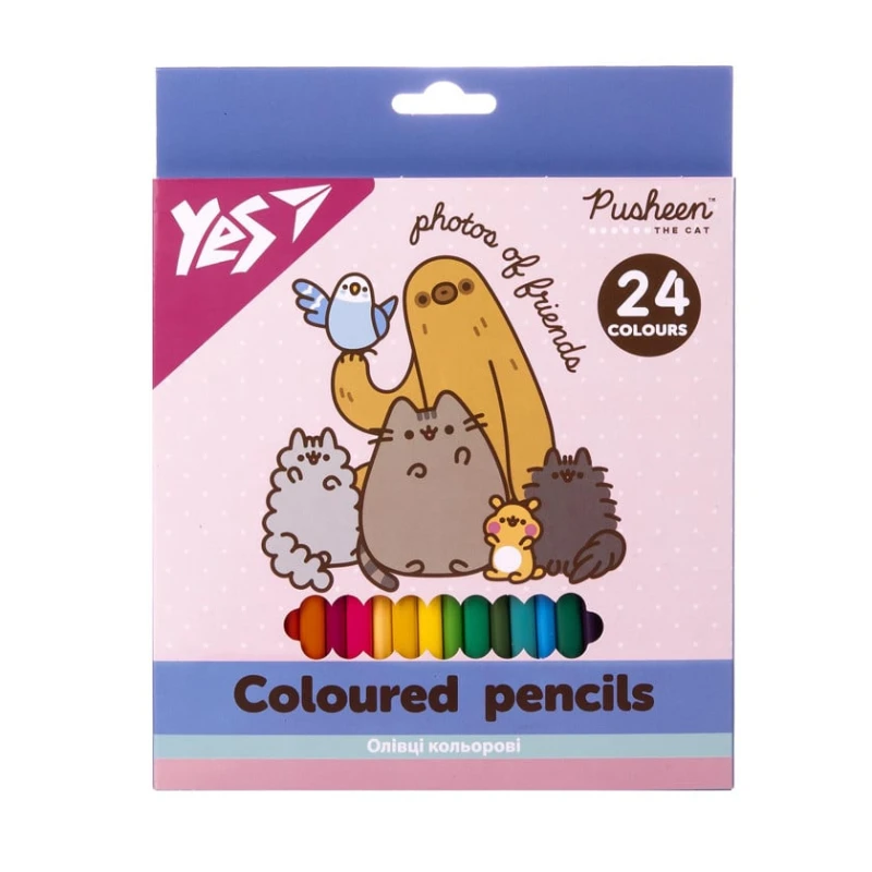 Набор карандашей Yes Pusheen, 24 шт. Набор карандашей Yes Pusheen, 24 шт.