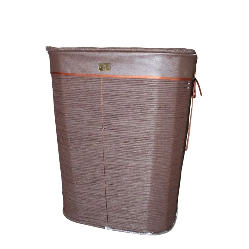 Корзина для белья 015, 35x30x50 см, текстиль, коричневая Корзина для белья 015, 35x30x50 см, текстиль, коричневая