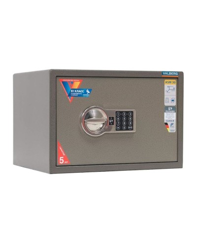 Ofis seyfi Valberg ASM 30, elektron kodlu, boz