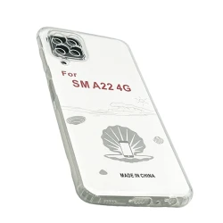 Çexol SS814 Samsung Galaxy A22 4G üçün Şəffaf