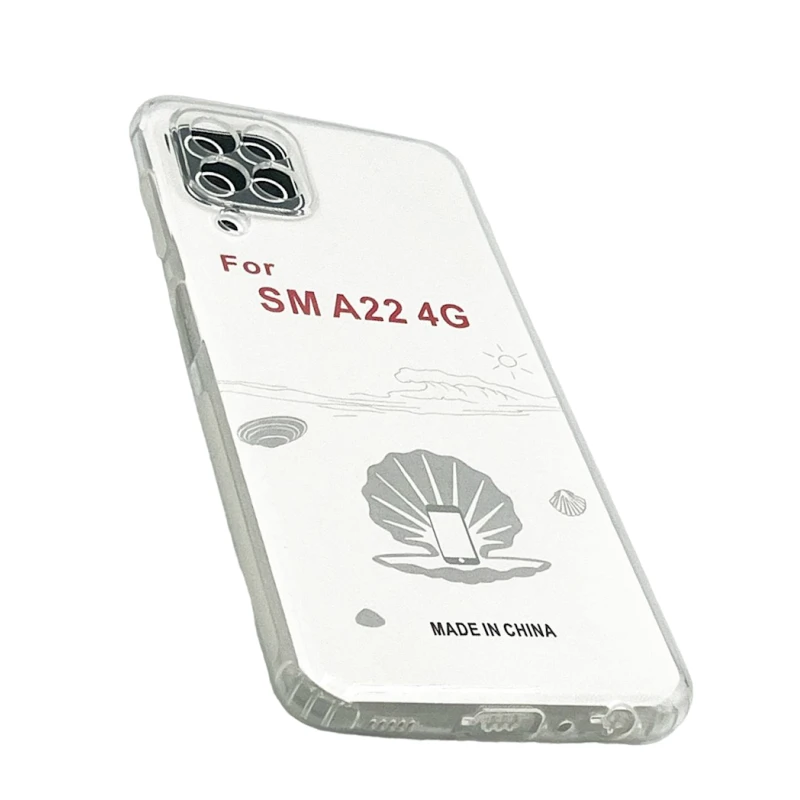 Çexol SS814 Samsung Galaxy A22 4G üçün Şəffaf