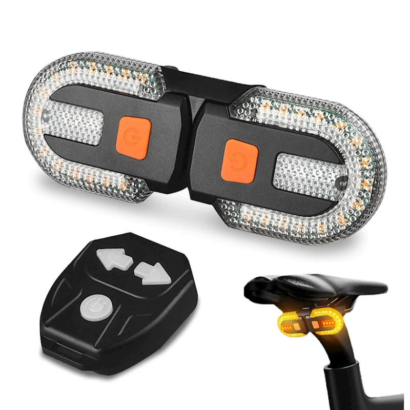 Velosiped arxa fənəri FY-1825, Led, plastik, qara