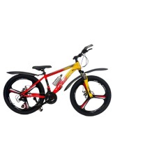 Velosiped Velostrim Mercedes disk, ölçü 29, qırmızı/sarı
