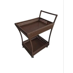 Садовый стол Zili Rattan, 55x76x85 см, коричневый Садовый стол Zili Rattan, 55x76x85 см, коричневый