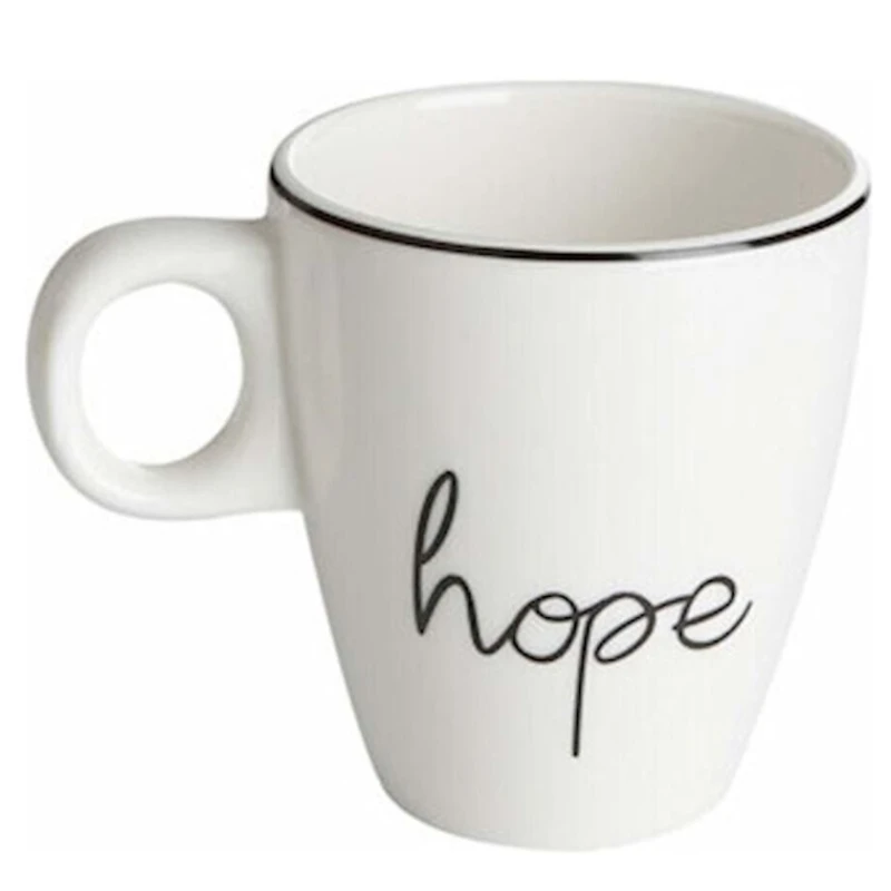 Кружка Porland Hope, фарфор, белая, 130 мл Кружка Porland Hope, фарфор, белая, 130 мл
