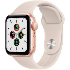 Ağıllı saat Apple Watch SE GPS 40mm Gold Aluminium with Starlight Sport Band (MKQ03RB/A)