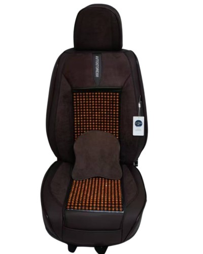 Oturacaq üçün çexol Avtostore muncuqlu, coffe - avto851