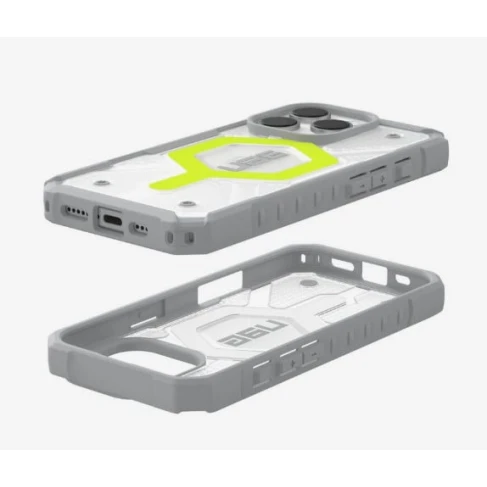 Чехол UAG Pathfinder Clear MagSafe для Apple iPhone 16 Pro Active Neon