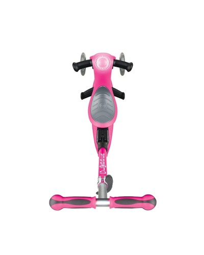 Samokat-kikbord Globber Go Up Deluxe, uşaqlar üçün, 1 yaşdan, maksimal çəki 50 kq, çəhrayı