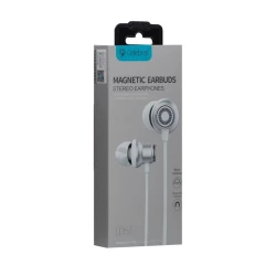 Simli qulaqlıq Celebrat D5 Magnetic Earbuds Silver