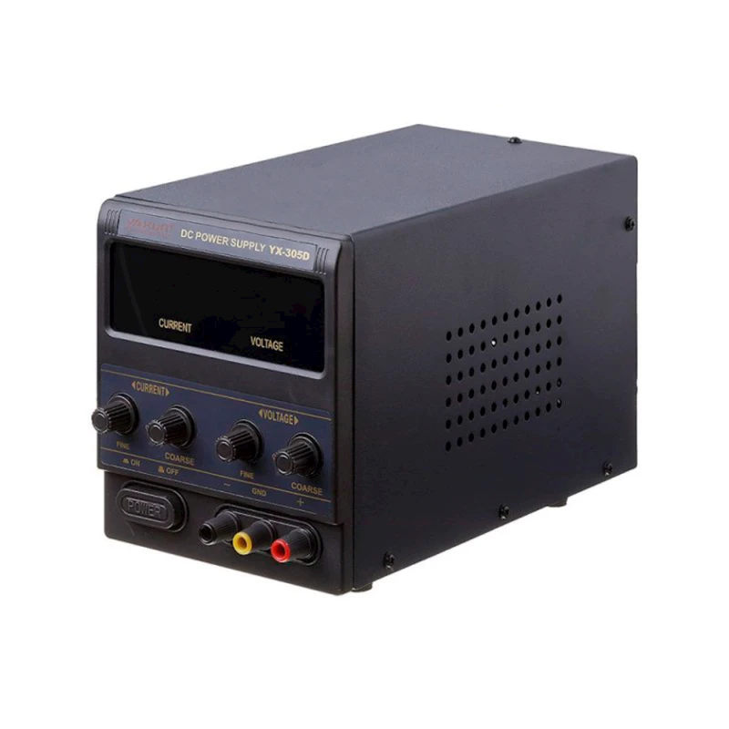 Fasiləsiz enerji təchizatı UPS Yaxun YX-305D, 5A, 30V, qara Fasiləsiz enerji təchizatı UPS Yaxun YX-305D, 5A, 30V, qara