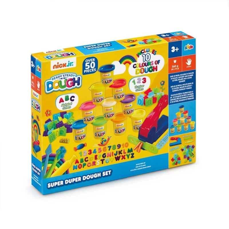 Игровой набор Addo Nick Jr. Ready Super Duper Dough, развивающий, 3+ лет Игровой набор Addo Nick Jr. Ready Super Duper Dough, развивающий, 3+ лет