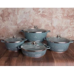 Набор кастрюль Life Smile LF-SM-022, серый, 20/24/28 см Набор кастрюль Life Smile LF-SM-022, серый, 20/24/28 см