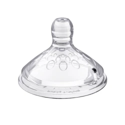 Насадка соски для бутылочек антиколиковая Babyono Natural Nurising 1452, медленный поток, 0 месяцев+, 2 шт